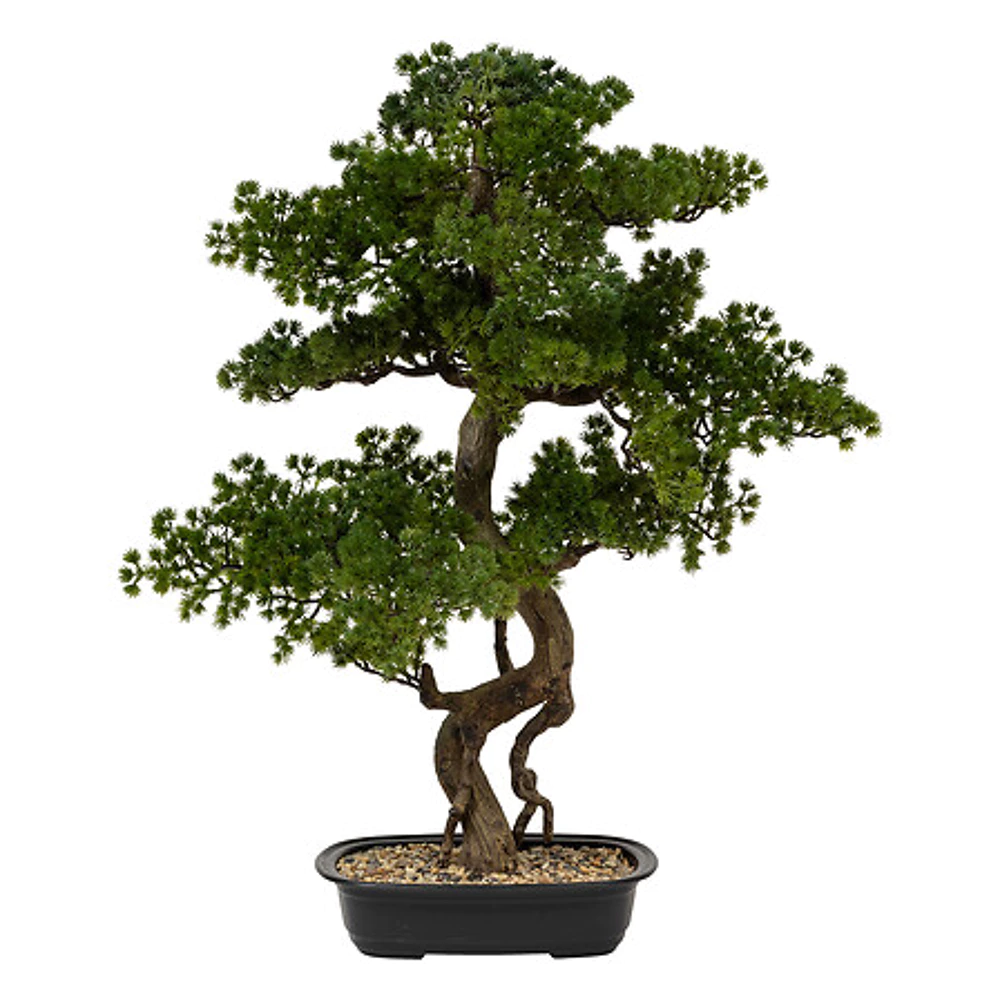 [206547 ZEN29] Bonsai en pot céramique Polin H86 cm – vert