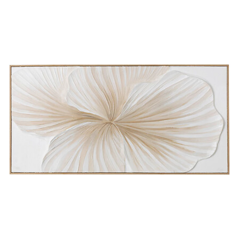 [209426 ZEN29] Christina 3D wall decoration 58x118 cm – white