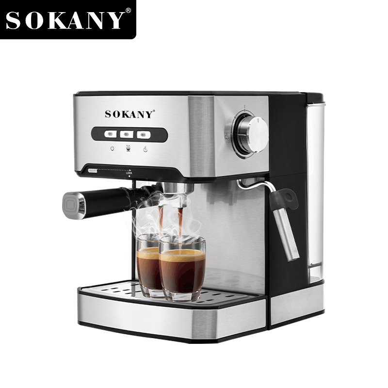 Double cup espresso coffee machine 6863