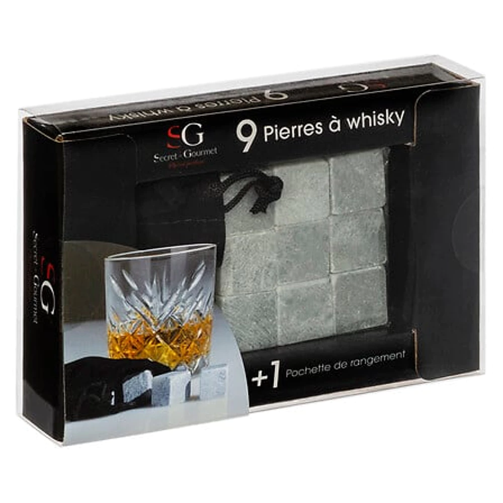 Pierres à whisky x9 – gris