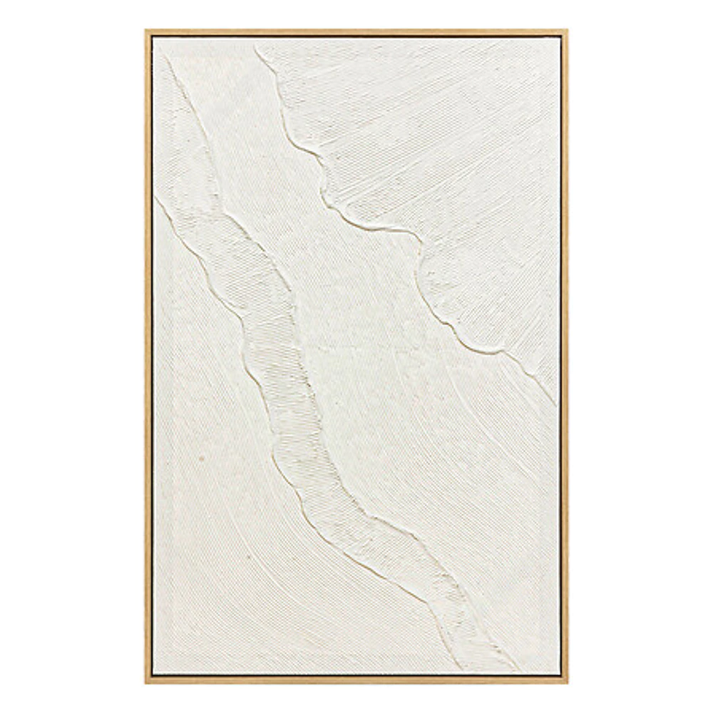 [205694 ZEN29] Decoration murale 3D Kohana 116x75 cm – blanc