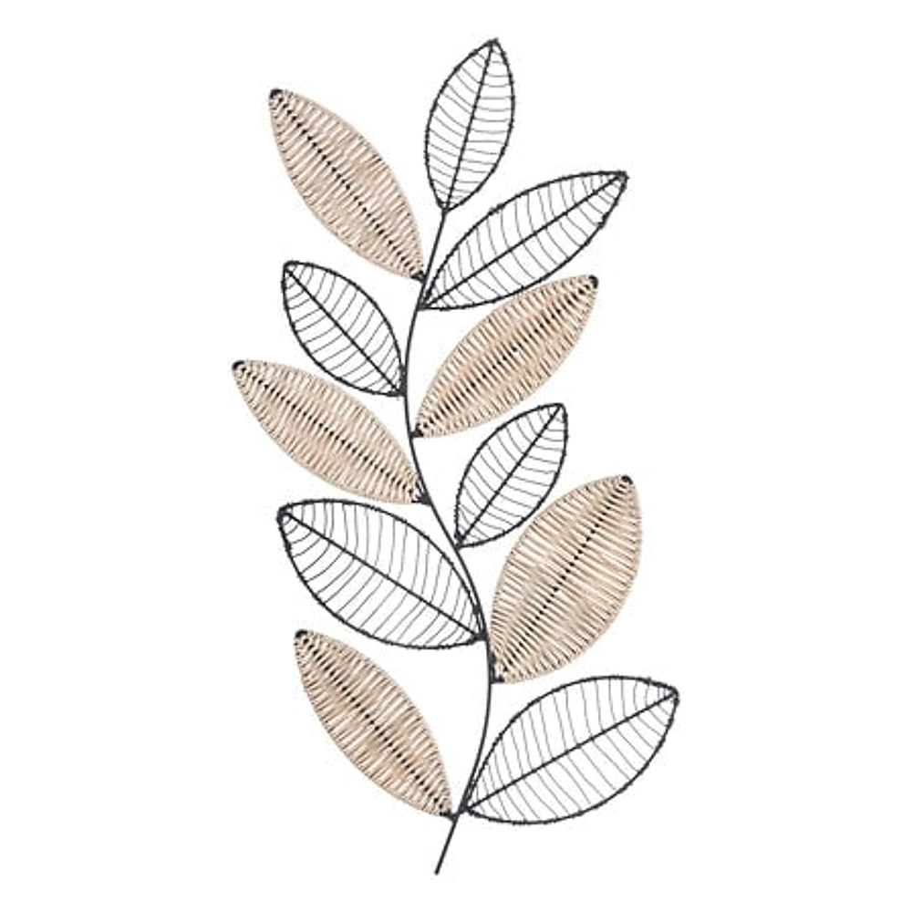 [195263 ZEN29] Decoration murale métal Aurore 56x29 cm 