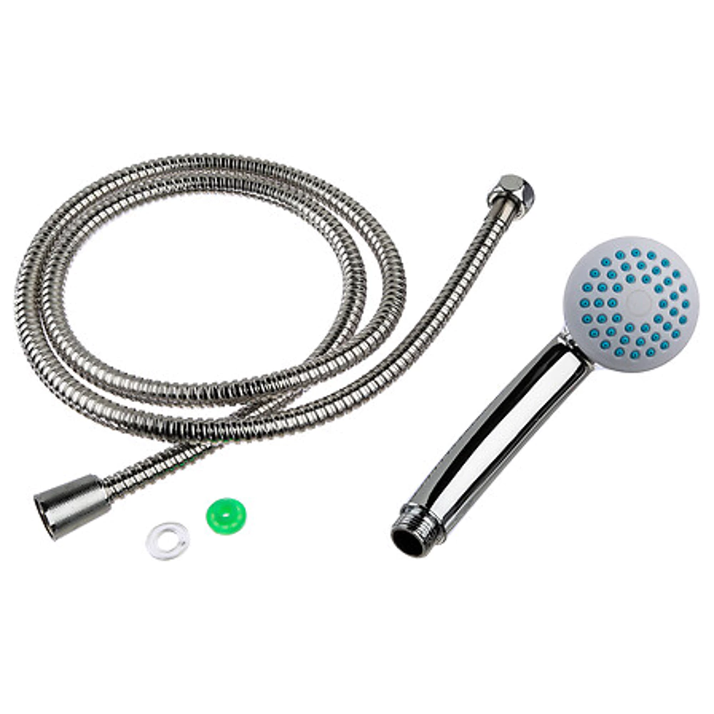 [123494 ZEN29] Shower head + matching stainless steel hose (set of 4)