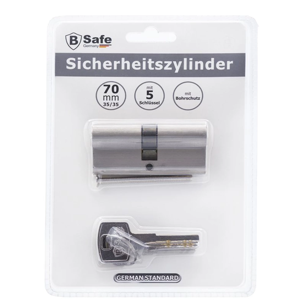 [34912 ZEN29] Security cylinder 70 mm (35/35) with 5 keys