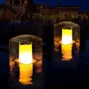 [CT120F] Flamme Flottantes Piscine 2 Lumières solaires  