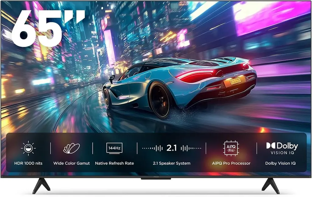 IFFALCON 65" Mini LED 4K 144HZ dolby TV