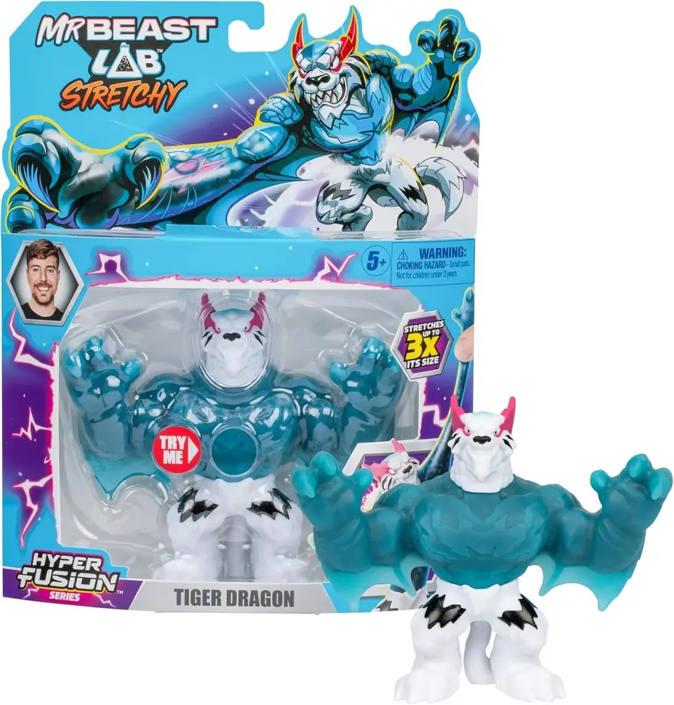 [24799] MrBeast Lab Stretchy Tiger Dragon