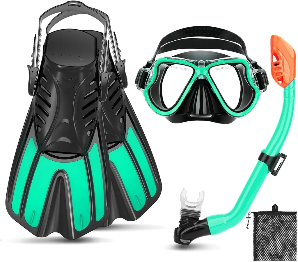 [CTSAYTL-SNORKELINGGEAR] Set Masque - Tuba - Palme Ages 3-14 Ans