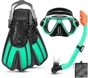 [CTSAYTL-SNORKELINGGEAR] Set Masque - Tuba - Palme Ages 3-14 Ans