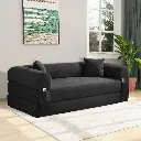 Canape Lit Houston (Gris foncé)