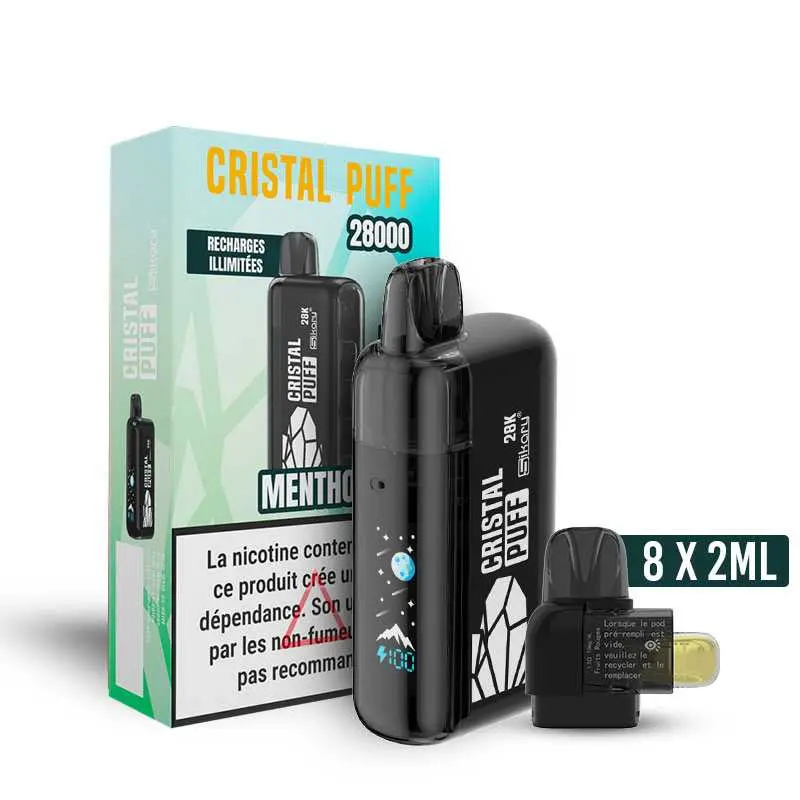 MENTHOL - CRISTAL PUFF 28K 