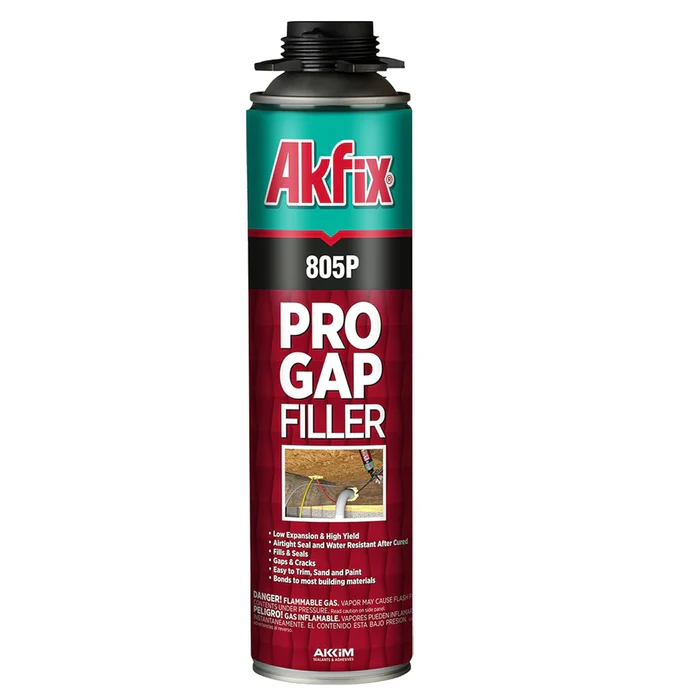 [AKFIX 805] Mousse expansive polyuréthane AKFIX 805 – Colmatage et isolation portes & fenêtres, étanche, 340 g