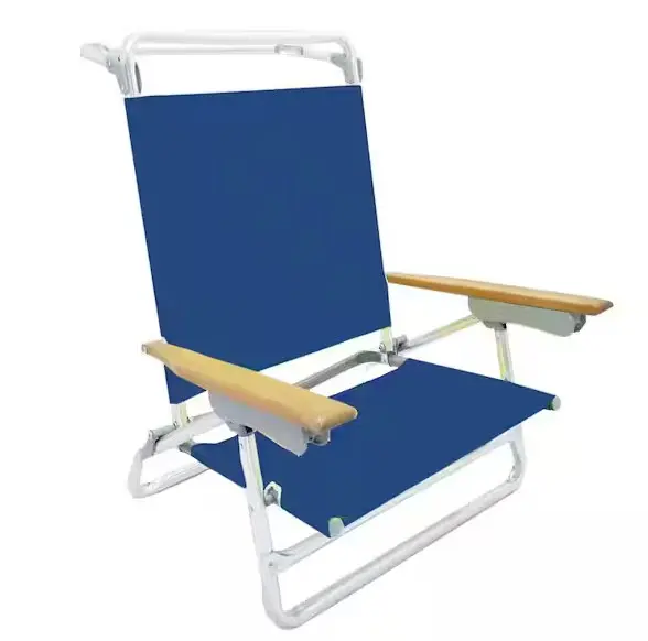 5 Position Aluminum Folding Beach Chair