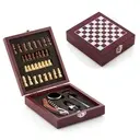 [ZEN3206] Wine accessories box with chessboard