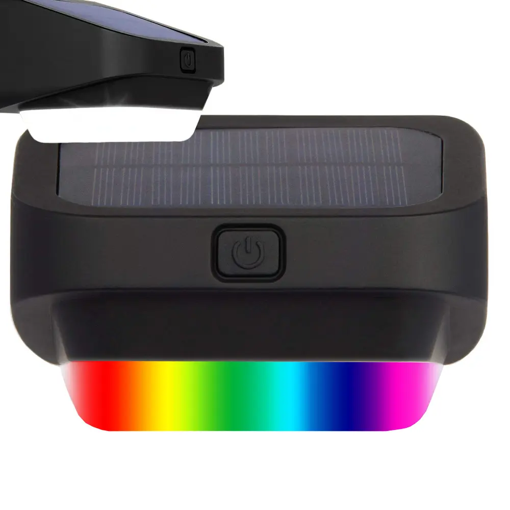 [12318 ZEN36] Lampe de jardin solaire LED RGB pour escaliers