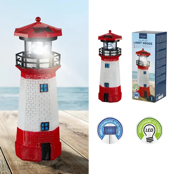 [64499 ZEN36] LED solar headlight, 28 cm