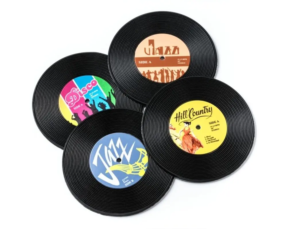 [1903 ZEN37] Retro vinyl placemats – 4 pieces