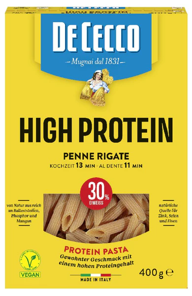 De Cecco Penne protéinées, 400 g