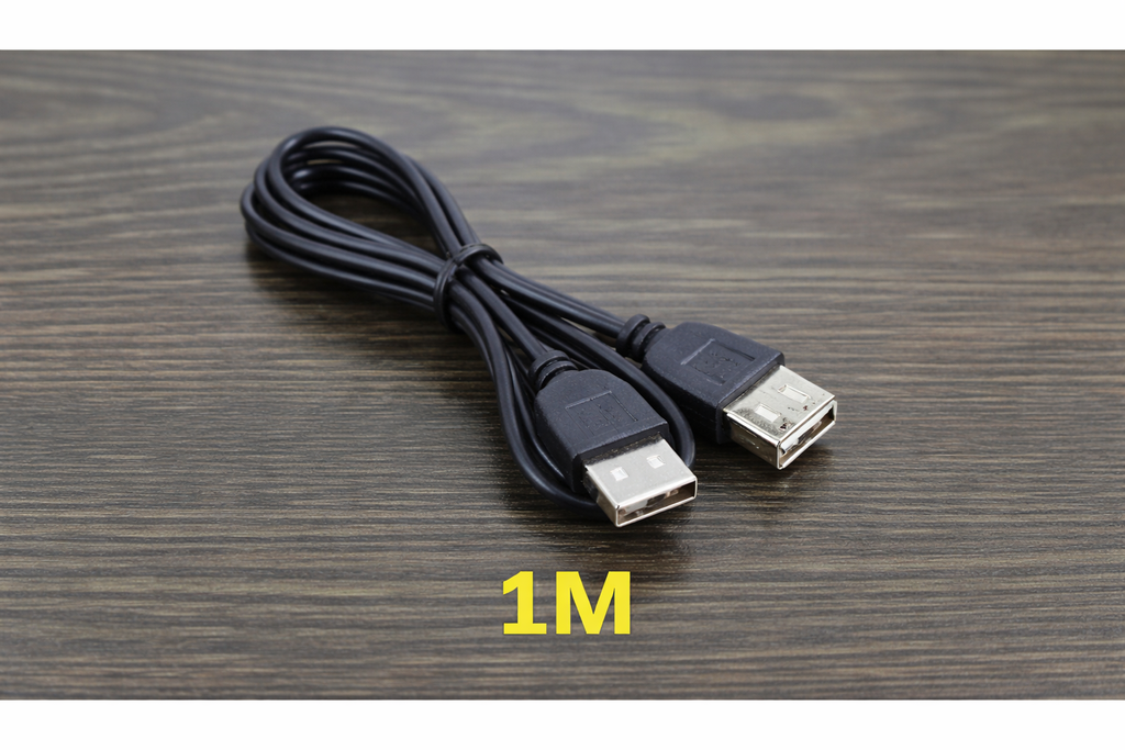 USB extension cable 1 m Type: male-female