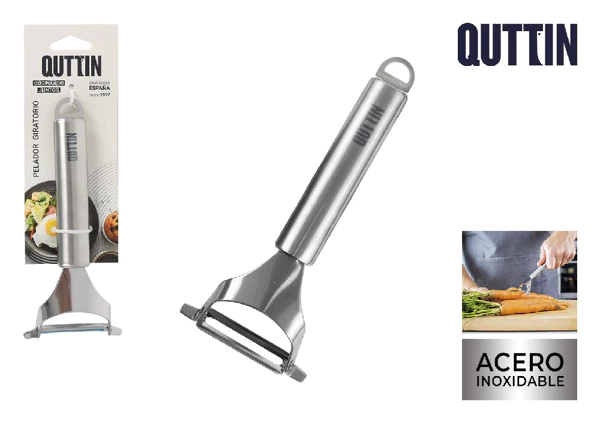 [BQ01017967352 ZEN35] Quttin Eplucheur rotatif acier inoxydable 