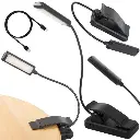 [27415 ZEN35] Lampe de lecture à clip protection des yeux 9 LED
