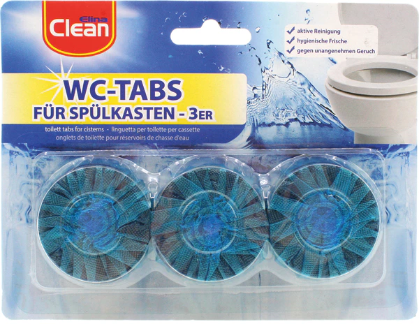 Active sanitary block 3 x 50 g for WC tank