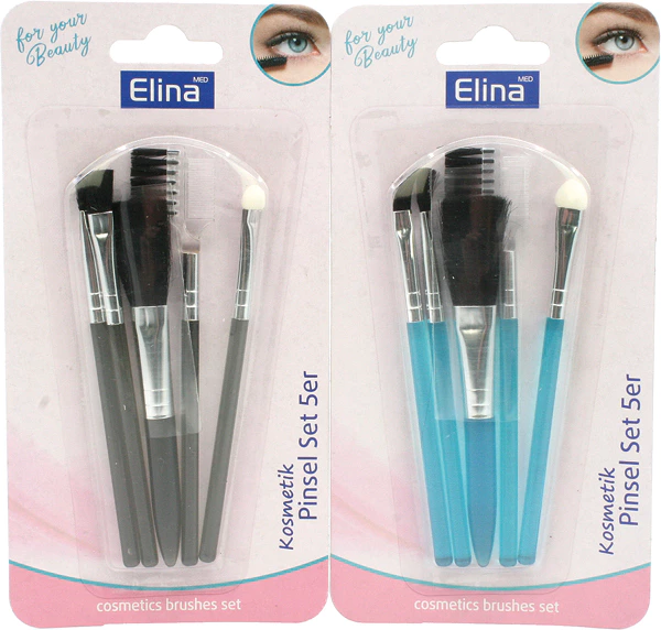 Vernis à ongles Sabrina couleurs brosses cosmétiques Elina XL 10cm série de 5 sur l