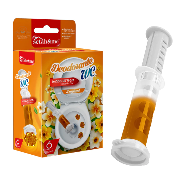 Toilet deodorant gel discs