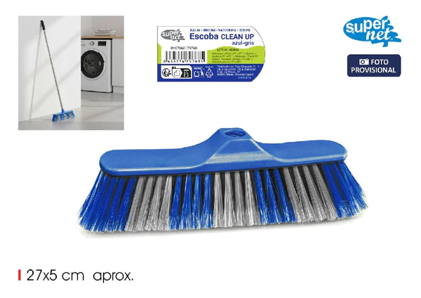 Balai de nettoyage Supernet bleu/gris