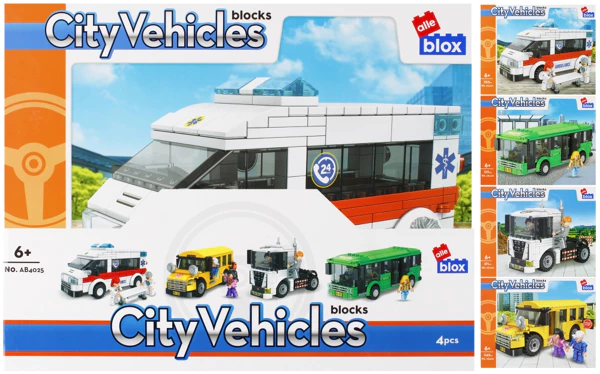[525219 ZEN35] Blocs de construction Alleblox City – 255 pièces
