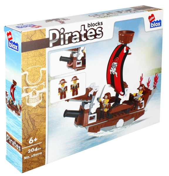 Blocs de construction Pirates Alleblox – 204 pièces