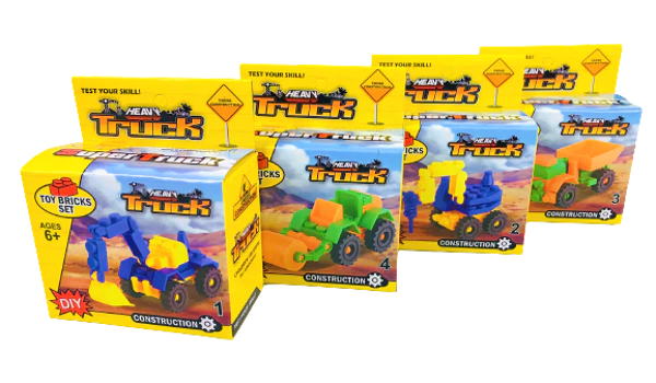 [49873 ZEN35] Building blocks construction vehicles