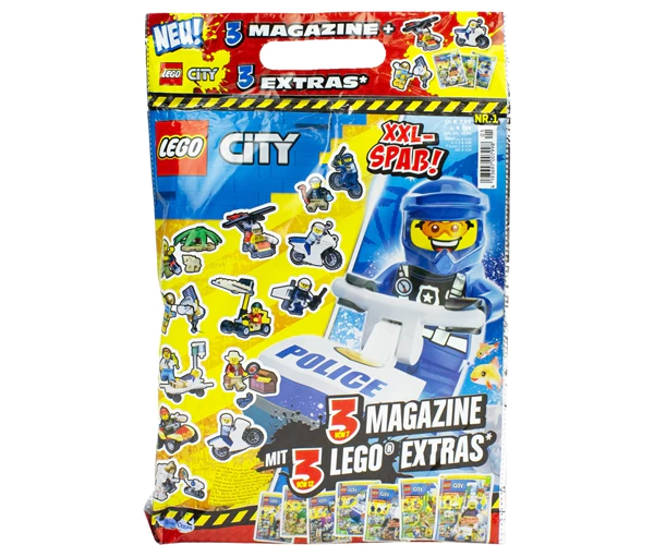 [11745836 ZEN35] Pochette surprise XL LEGO Ville XXL fun! – 24 x 37 cm