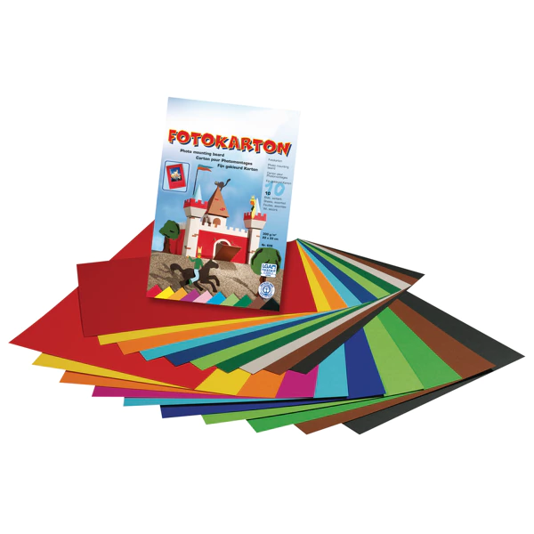 [81016000 ZEN35] Cardstock A3 – 10 couleurs, 10 feuilles