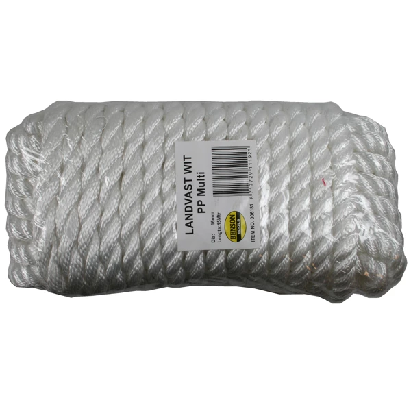 [006181 ZEN35] Corde d’amarrage 16 mm x 15 m, blanche