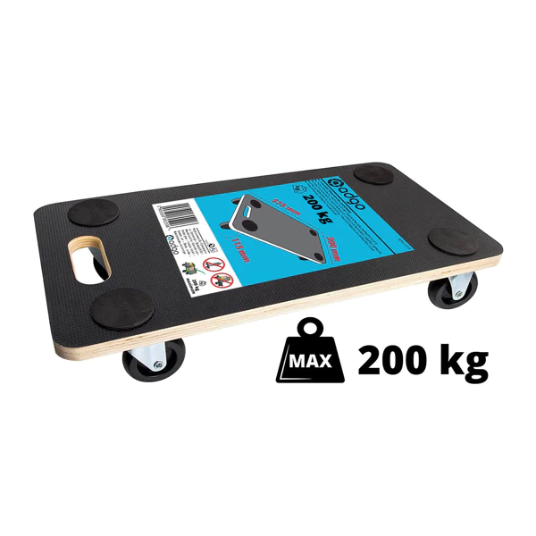 Rectangular transport platform 600 x 300 mm 200kg