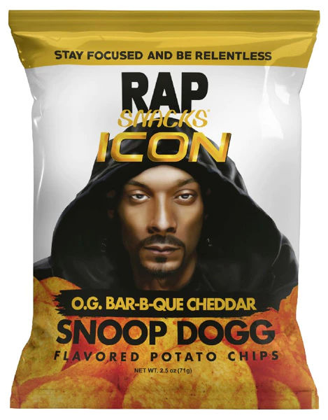 Rap Snacks Snoop Dogg Cheddar, sachet de 71 g