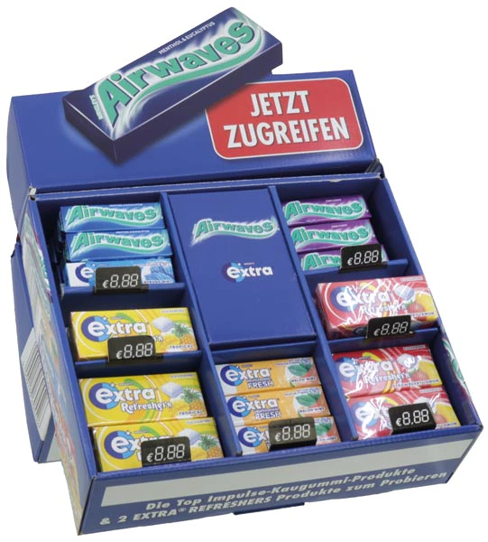 [44348 ZEN35] Chewing-gum Wrigley’s Topseller Box, 42 pièces