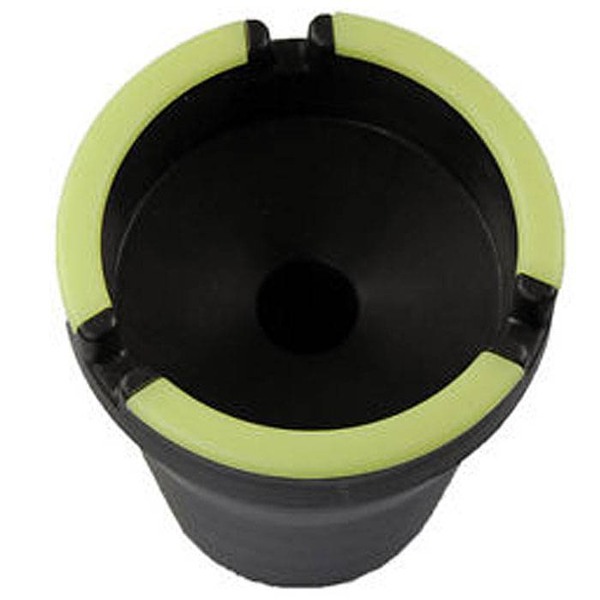 Cendrier auto-extinguible phosphorescent