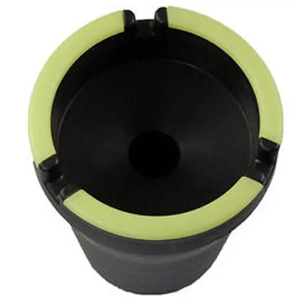Cendrier auto-extinguible phosphorescent