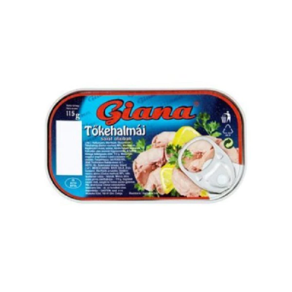 [8594012791787 ZEN35] Foie de morue Giana 115 g