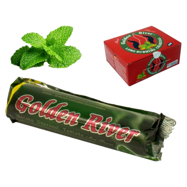 [285-0343060 ZEN35] Charbon a Shisha Menthe  33Mm