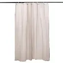 [138006O ZEN35] Rideau douche lin beige 