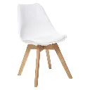 [157166B ZEN35] Baya white polypropylene chair
