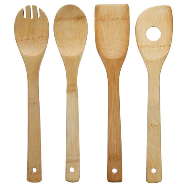 Ustensiles bambou x4 Bois