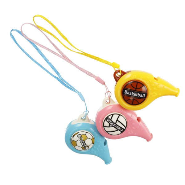 [532188 ZEN35] Whistle 8 cm mix3 mc on display 18/432/864