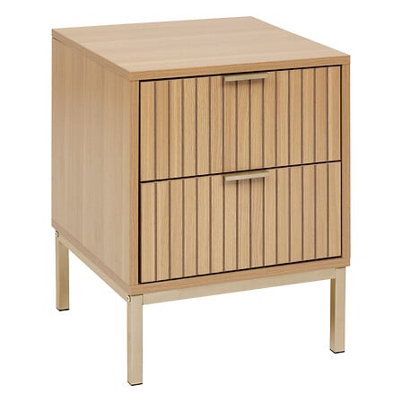 Chevet 2 tiroirs Tasso, beige