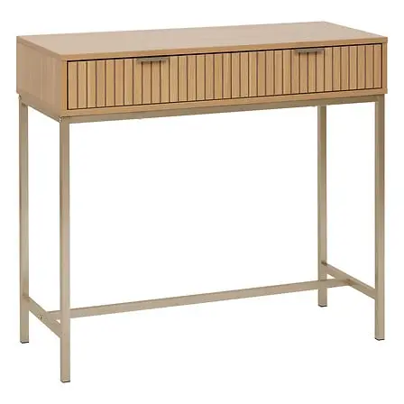[193589 ZEN35] Tasso 2-drawer console, beige