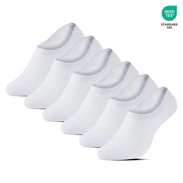 Chaussettes de sport invisibles blanches BENYSON
