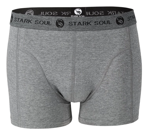 [1018-M] Boxer rétro homme Stark Soul gris en coton (M)